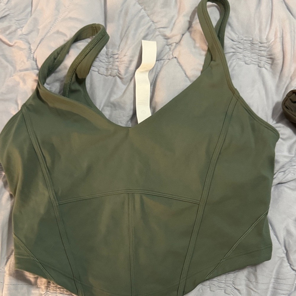 Lululemon Athletica Olive Sports Bra